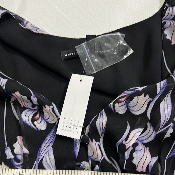 WHITE HOUSE BLACK MARKET IRIS BLOUSE SIZE‎ XS - Picture 4 of 9